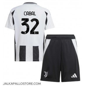 Juventus Juan Cabal #32 Kotipaita Lapsille 2024-25 Lyhythihainen (+ shortsit)